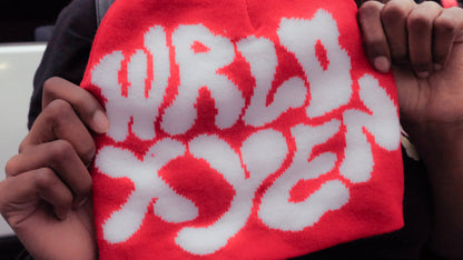 WRLD XYEN Red Beanie